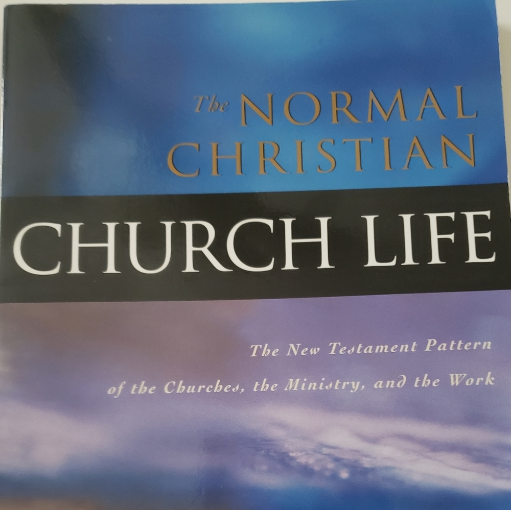Book Titled The Normal Christian Church Life